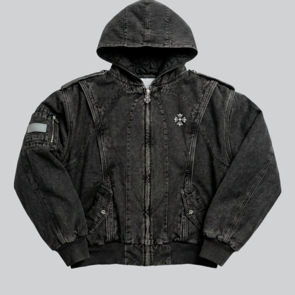 Forged Denim Bomber