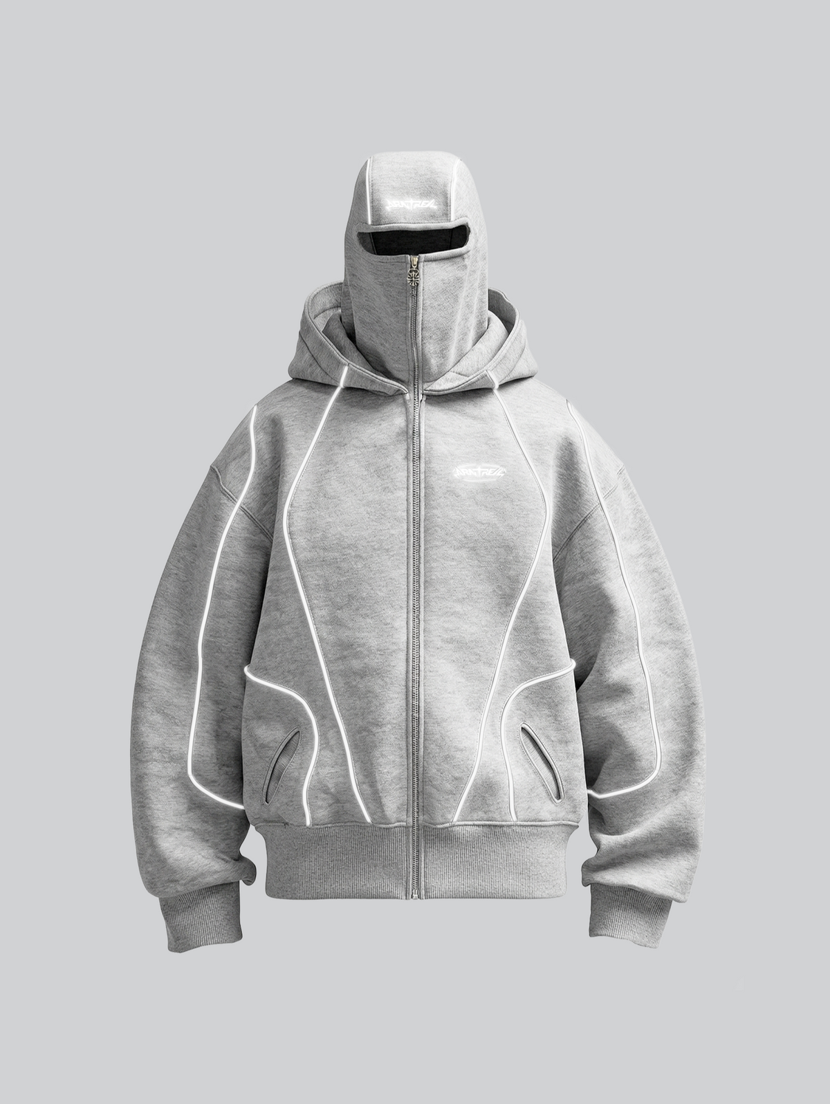 Reflective Phantom Hoodie Gray