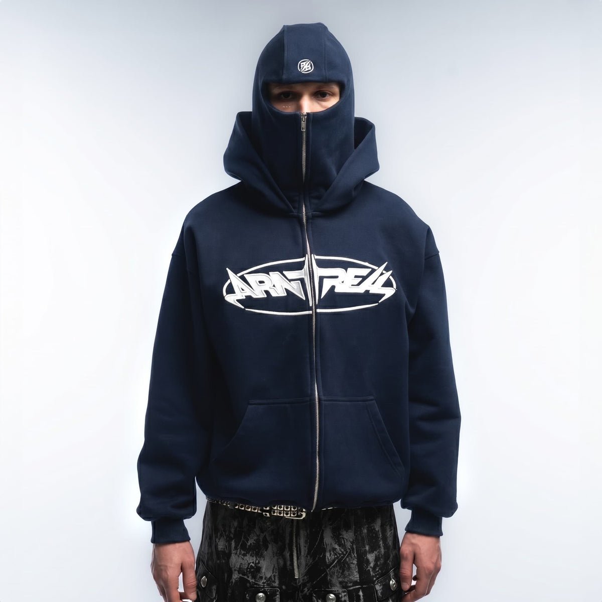 Zip Hoodie Balaclava Navy